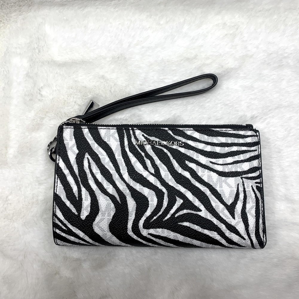 Michael Kors Zebra Wristlet